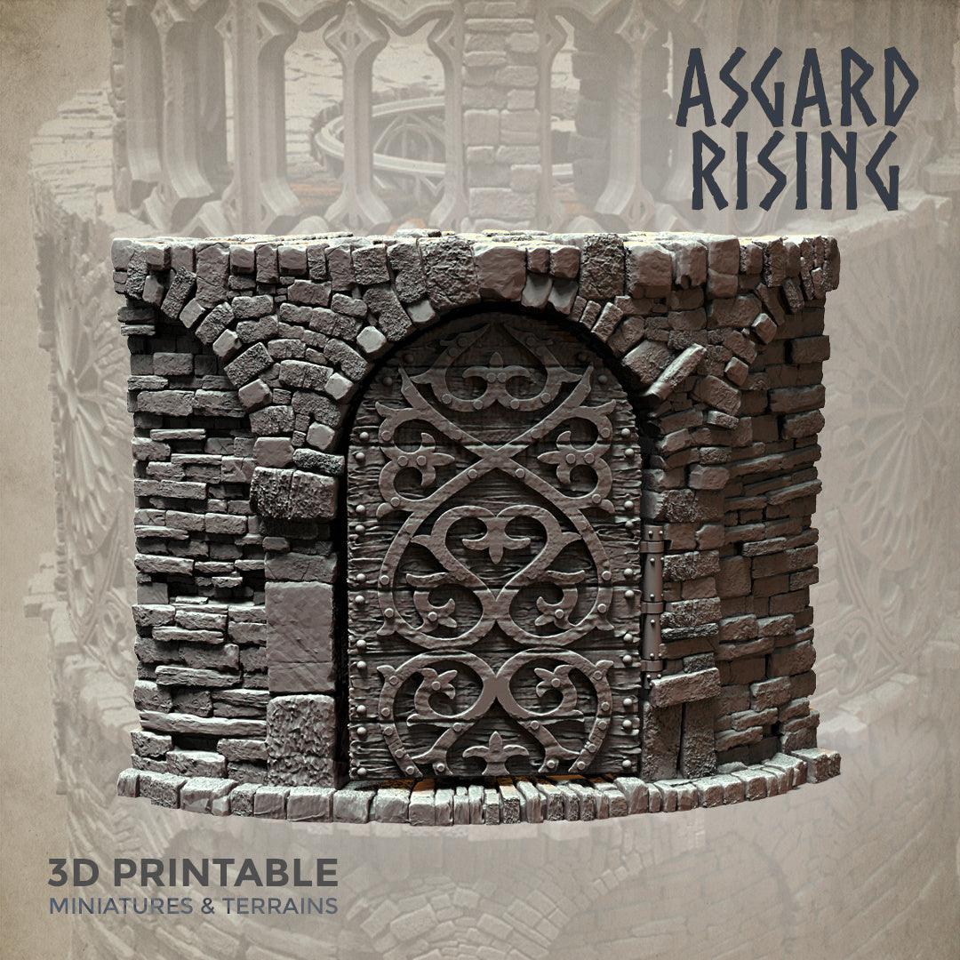 3D Printed Asgard Rising Stone Construction Ruins Modular Set 28mm - 32mm Ragnarok D&D