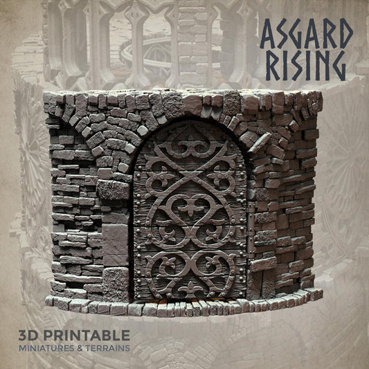 3D Printed Asgard Rising Stone Construction Ruins Modular Set 28mm - 32mm Ragnarok D&D