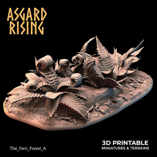3D Printed Asgard Rising The Fern Forest 28 32 mm Wargaming DnD