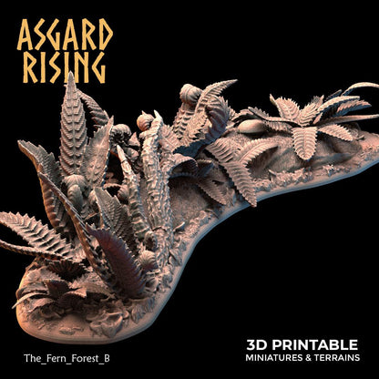 3D Printed Asgard Rising The Fern Forest 28 32 mm Wargaming DnD