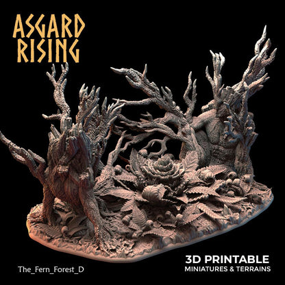 3D Printed Asgard Rising The Fern Forest 28 32 mm Wargaming DnD
