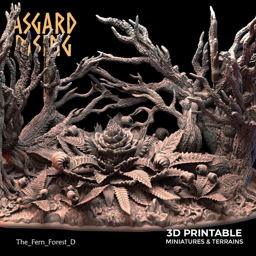 3D Printed Asgard Rising The Fern Forest 28 32 mm Wargaming DnD