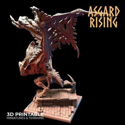 3D Printed Asgard Rising Varkolak Undead Creature 28mm - 32mm D&D