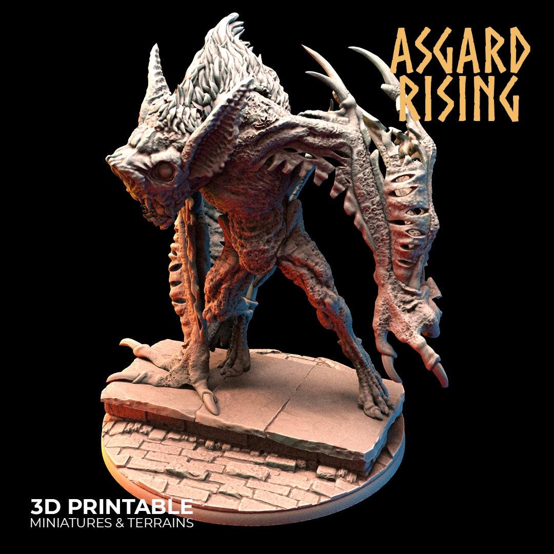 3D Printed Asgard Rising Varkolak Undead Creature 28mm - 32mm D&D