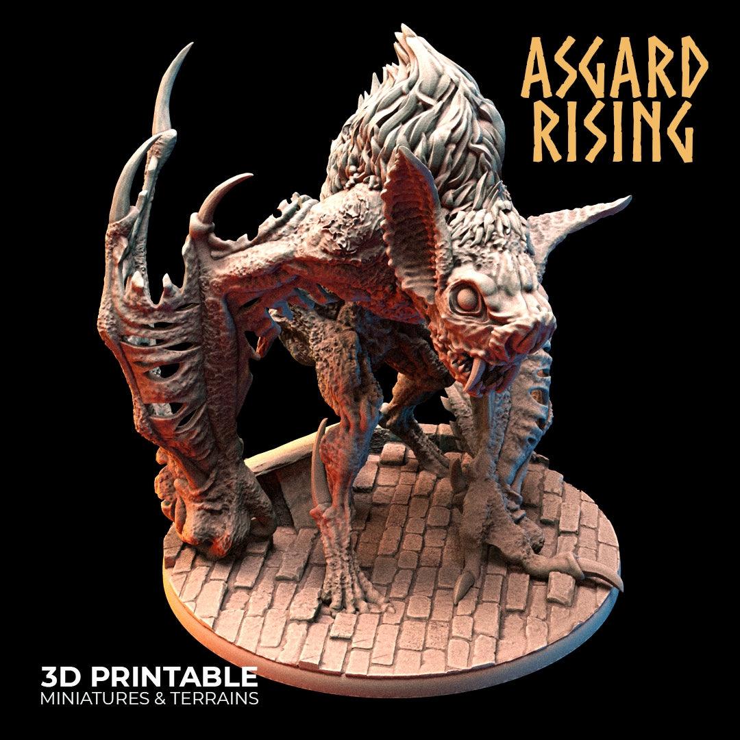 3D Printed Asgard Rising Varkolak Undead Creature 28mm - 32mm D&D