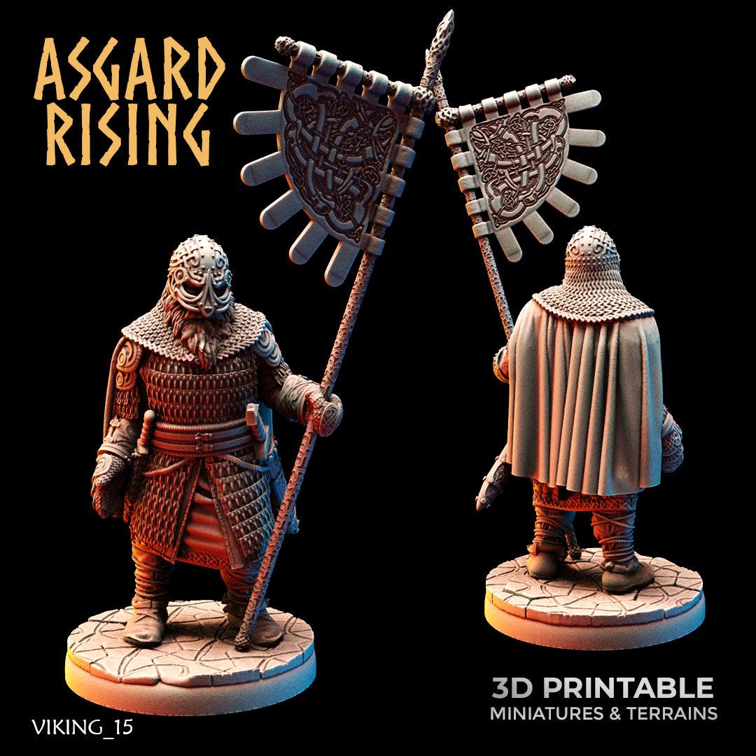 3D Printed Asgard Rising Viking Huscarls 28mm - 32mm
