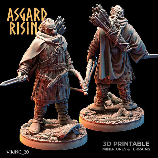 3D Printed Asgard Rising Viking Rangers 28 32 mm Wargaming DnD