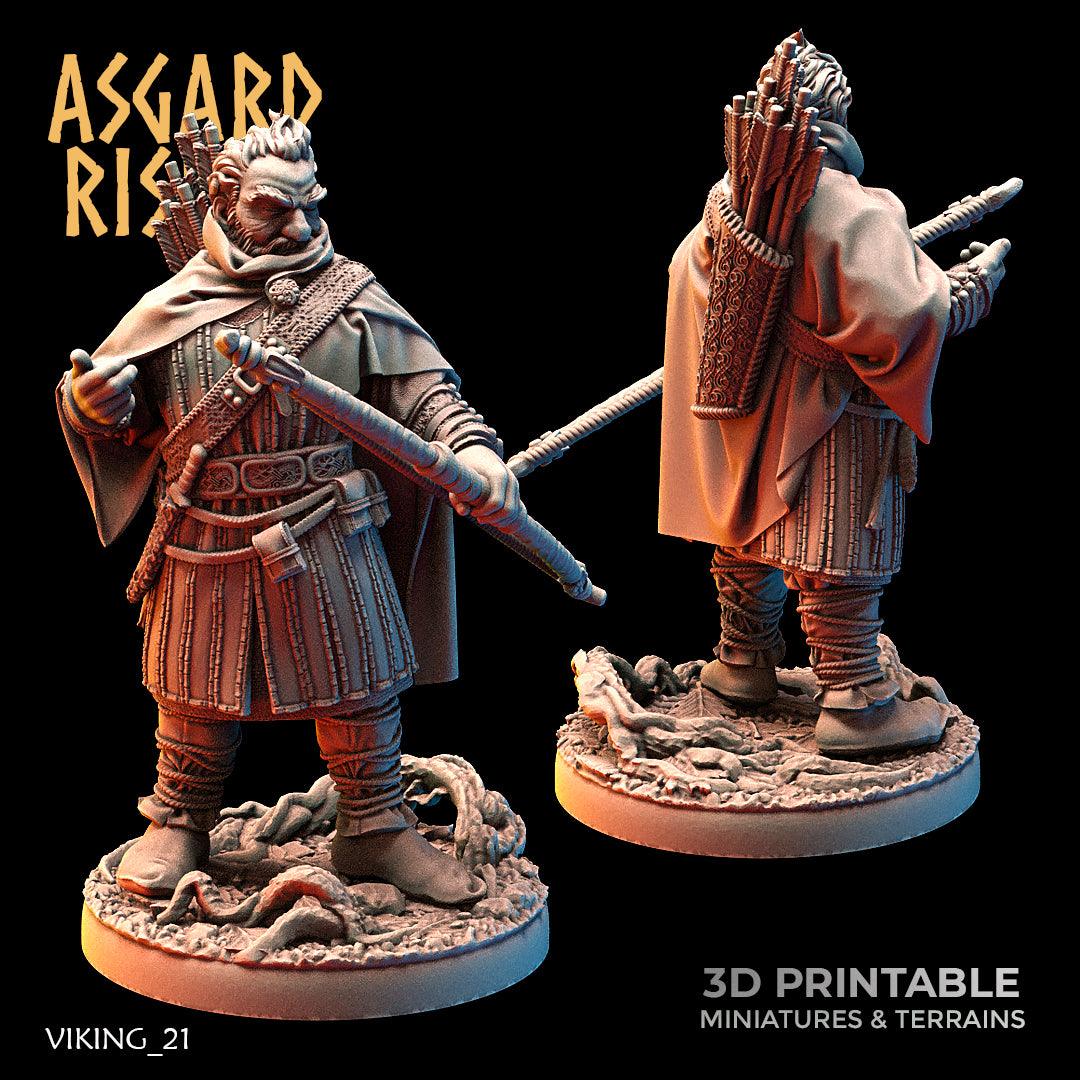 3D Printed Asgard Rising Viking Rangers 28 32 mm Wargaming DnD
