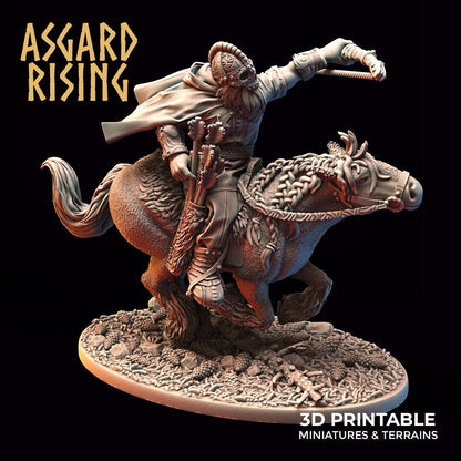 3D Printed Asgard Rising Viking Riders Modular Warband 28mm - 32mm
