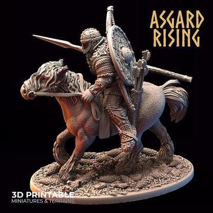 3D Printed Asgard Rising Viking Riders Modular Warband 28mm - 32mm