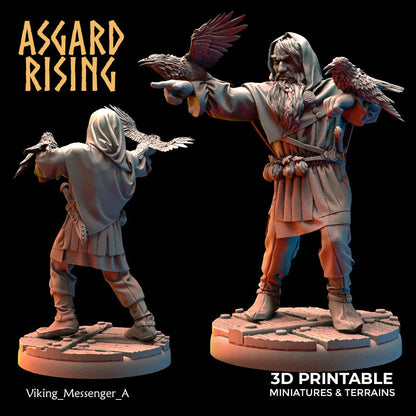 3D Printed Asgard Rising Viking Sailors Crew 28 32 mm Wargaming DnD