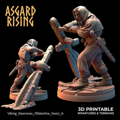 3D Printed Asgard Rising Viking Sailors Rowers 28 32 mm Wargaming DnD