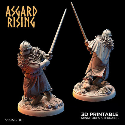 3D Printed Asgard Rising Vikings of the White Bear Clan Hideout Keepers 28mm - 32mm