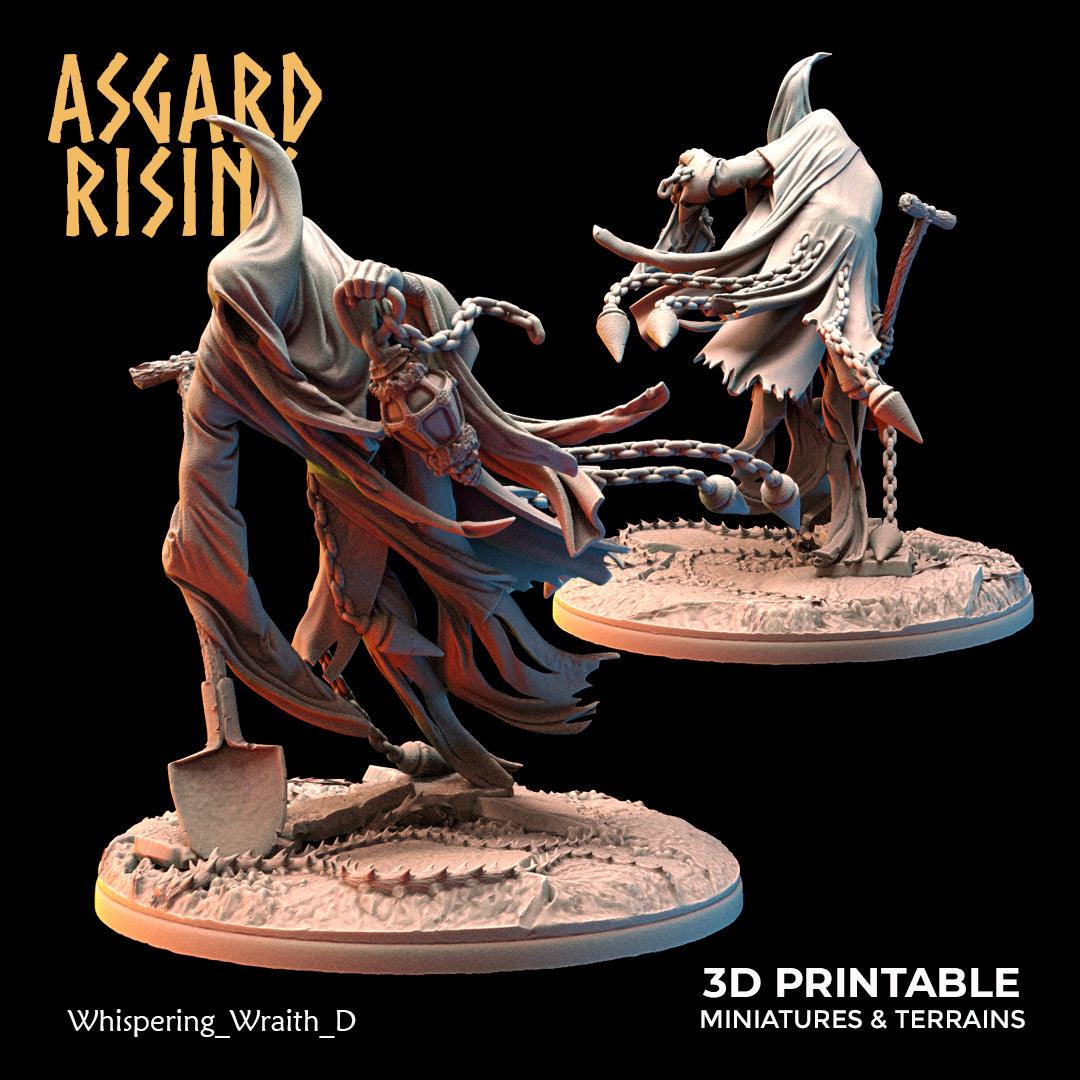 3D Printed Asgard Rising Whispering Wraiths 28 32 mm Wargaming DnD