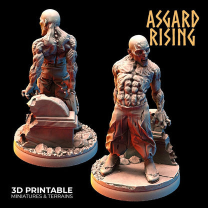 3D Printed Asgard Rising Zombies Undead Set 28mm - 32mm