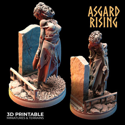 3D Printed Asgard Rising Zombies Undead Set 28mm - 32mm
