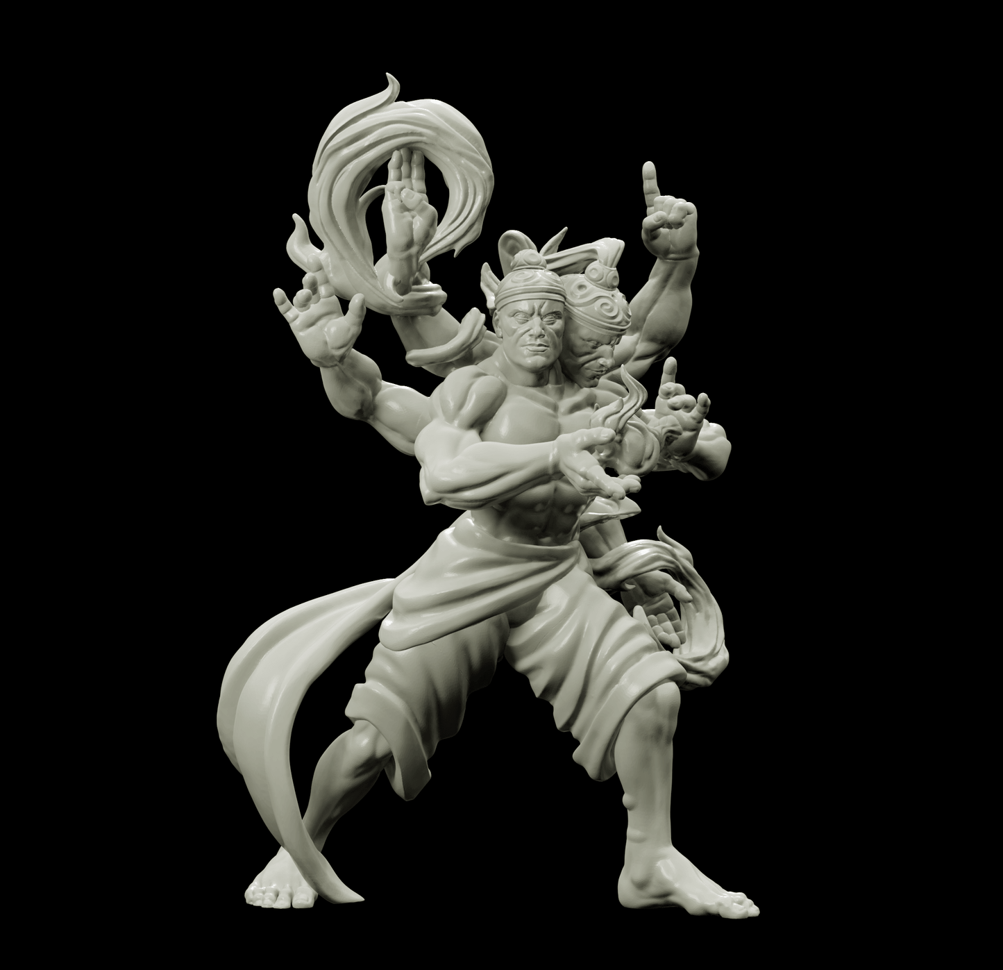 3D Printed Bestiary Vol. 4 Nafarrate - Agni Vedalken 32mm Ragnarok D&D