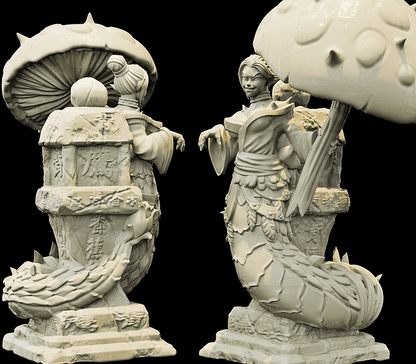 3D Printed Bestiary Vol. 4 Nafarrate - Aldoris Forest Spirit 32mm Ragnarok D&D