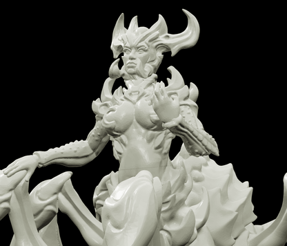 3D Printed Bestiary Vol. 4 Nafarrate - Arachne Spider 32mm Ragnarok D&D
