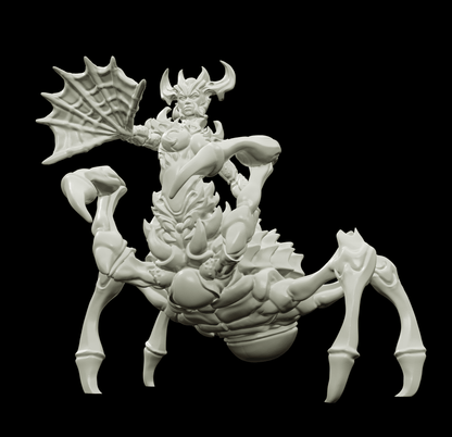 3D Printed Bestiary Vol. 4 Nafarrate - Arachne Spider 32mm Ragnarok D&D