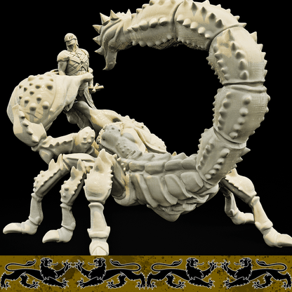 3D Printed Bestiary Vol. 4 Nafarrate - Astrakon Scorpion 32mm Ragnarok D&D