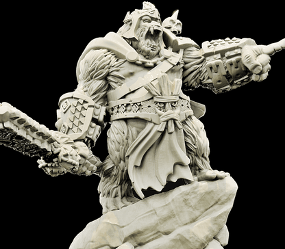 3D Printed Bestiary Vol. 4 Nafarrate - Banzai Gorilla King 32mm Ragnarok D&D