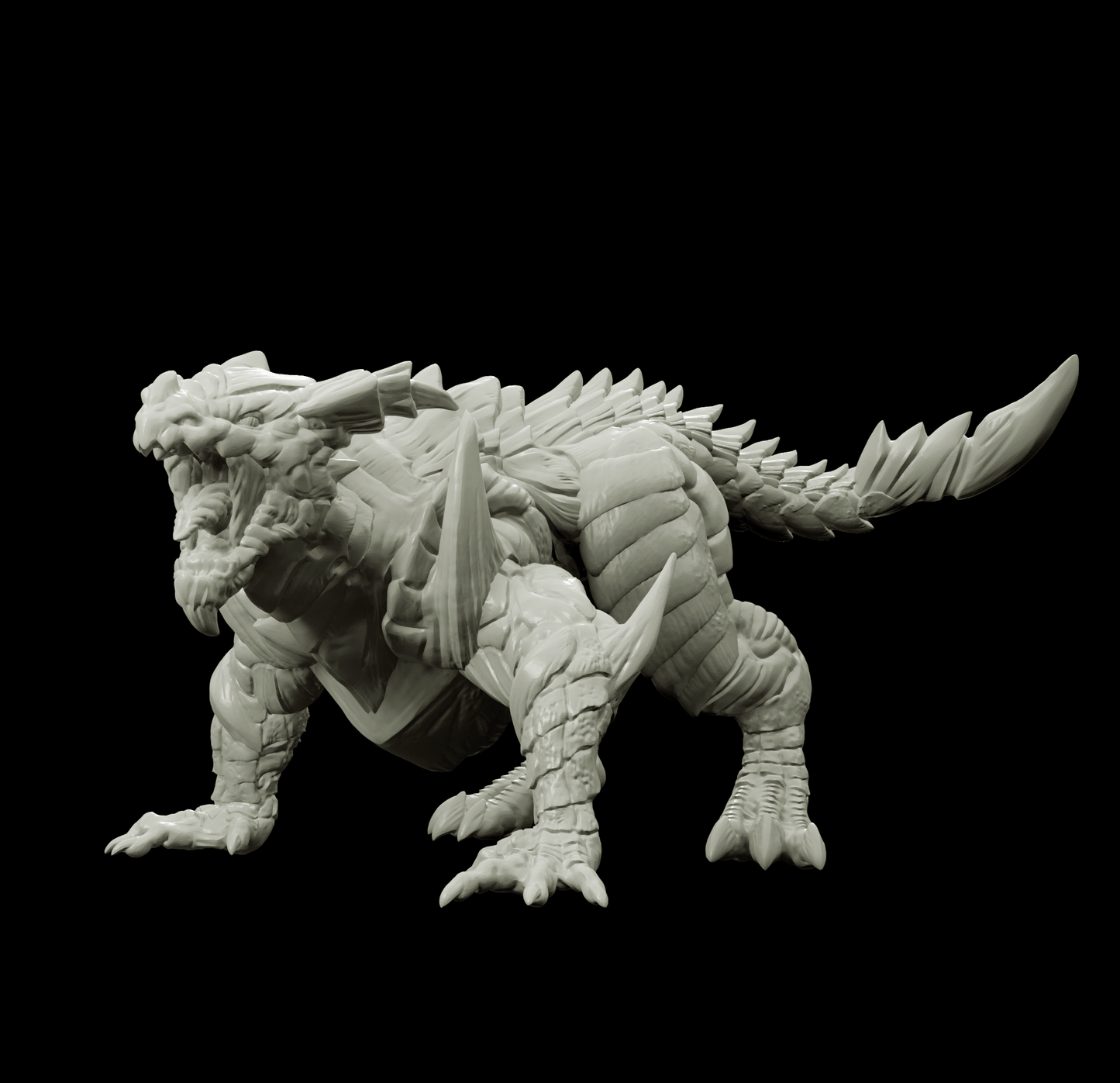 3D Printed Bestiary Vol. 4 Nafarrate - Cidraen Thunder Dragon 32mm Ragnarok D&D