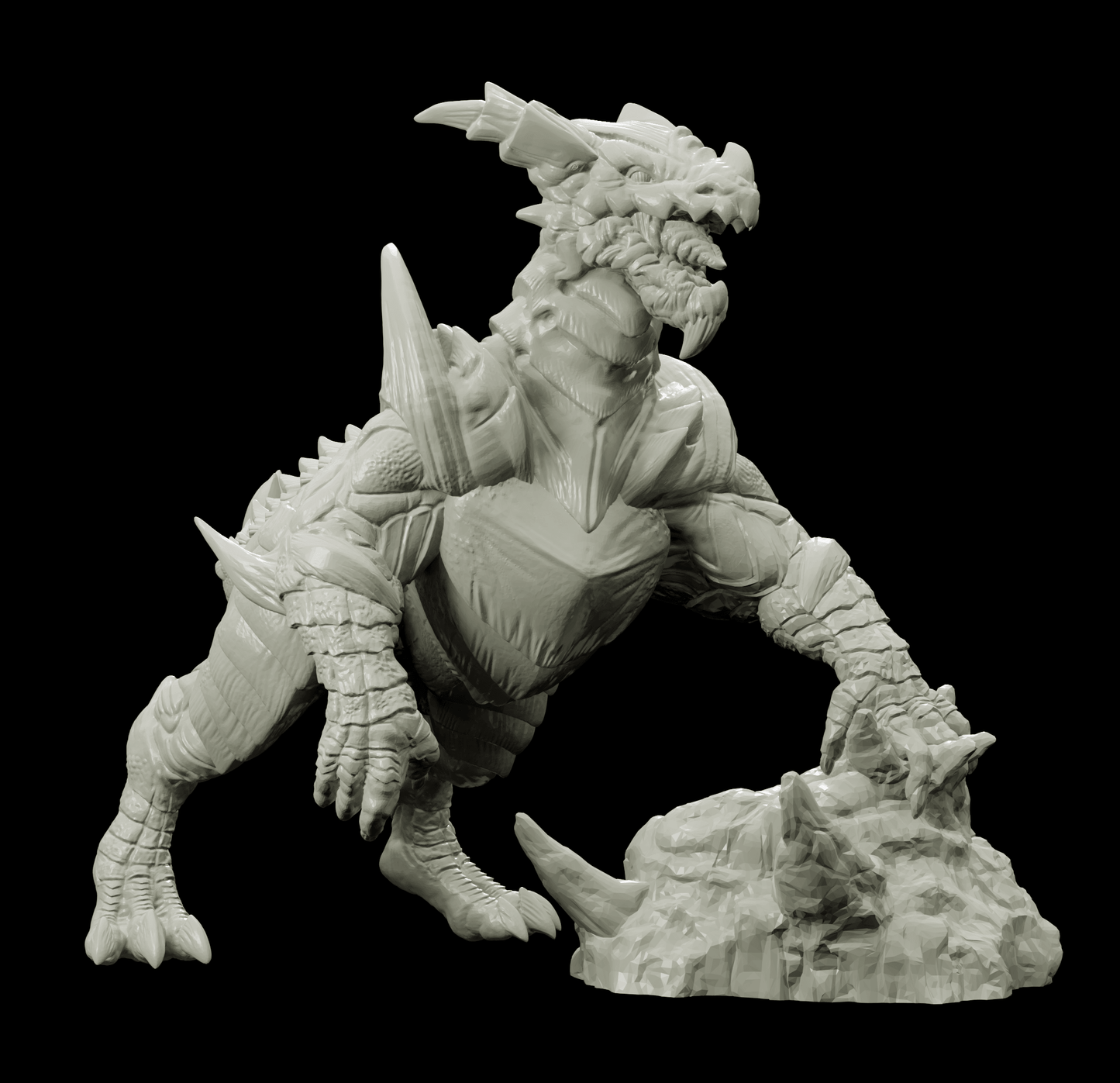 3D Printed Bestiary Vol. 4 Nafarrate - Cidraen Thunder Dragon 32mm Ragnarok D&D