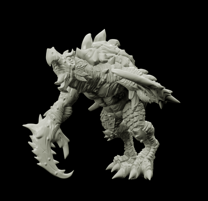 3D Printed Bestiary Vol. 4 Nafarrate - Corvolture Beast 32mm Ragnarok D&D