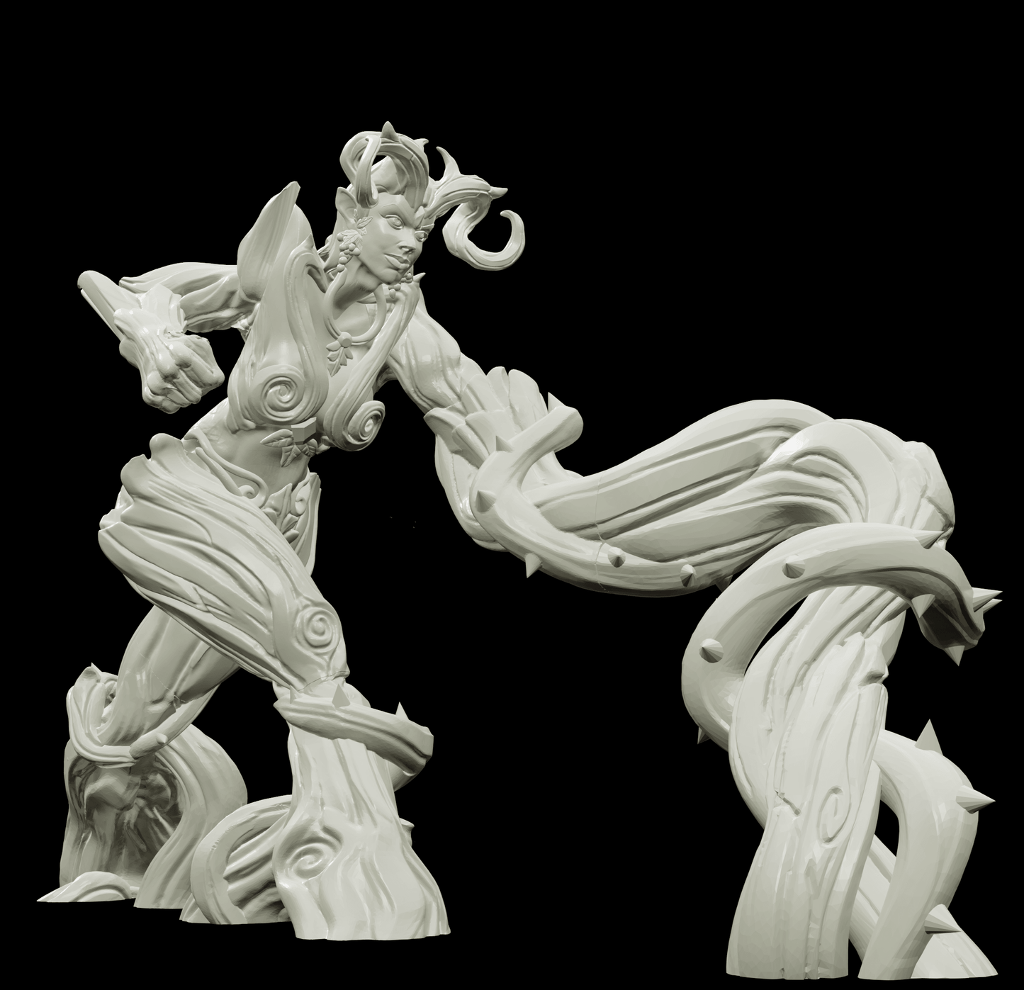 3D Printed Bestiary Vol. 4 Nafarrate - Gaia 32mm Ragnarok D&D