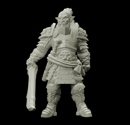 3D Printed Bestiary Vol. 4 Nafarrate - Hobgoblin 32mm Ragnarok D&D