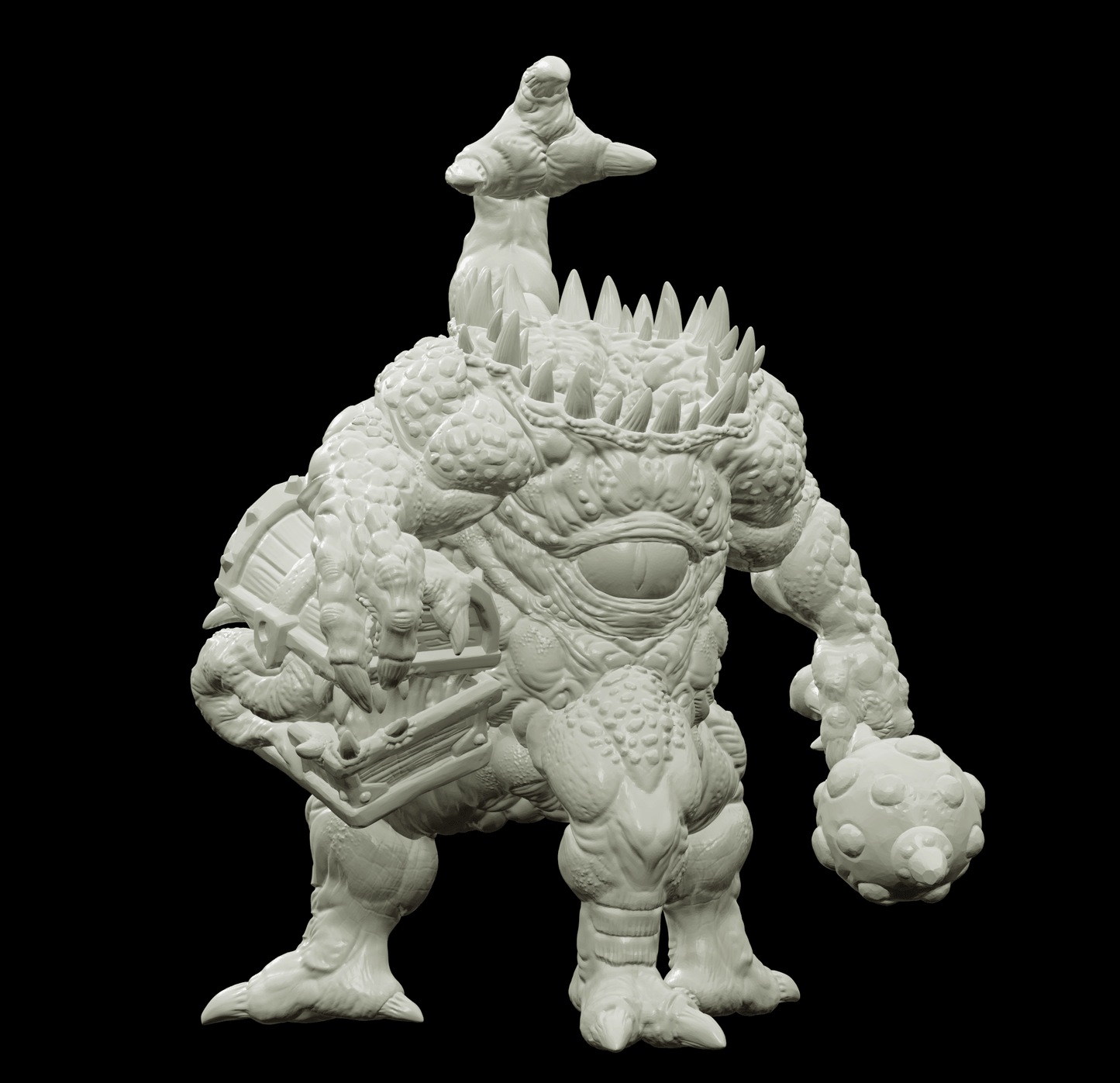 3D Printed Bestiary Vol. 4 Nafarrate - Iutreli Abomination 32mm Ragnarok D&D