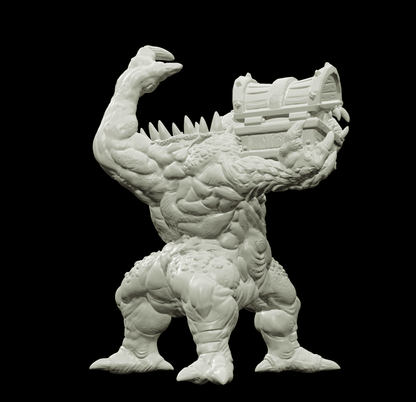 3D Printed Bestiary Vol. 4 Nafarrate - Iutreli Abomination 32mm Ragnarok D&D