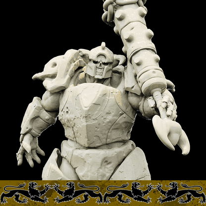 3D Printed Bestiary Vol. 4 Nafarrate - Juggernaut 32mm Ragnarok D&D