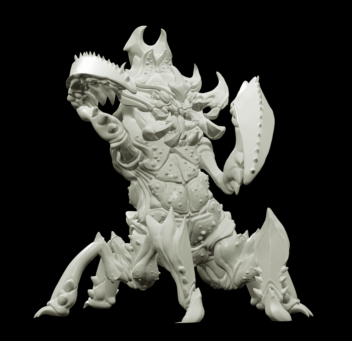 3D Printed Bestiary Vol. 4 Nafarrate - Khepri Demon Fiend 32mm Ragnarok D&D