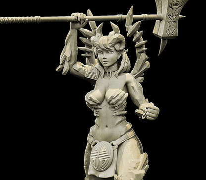 3D Printed Bestiary Vol. 4 Nafarrate - Laufrey Cambion Fiend 32mm Ragnarok D&D