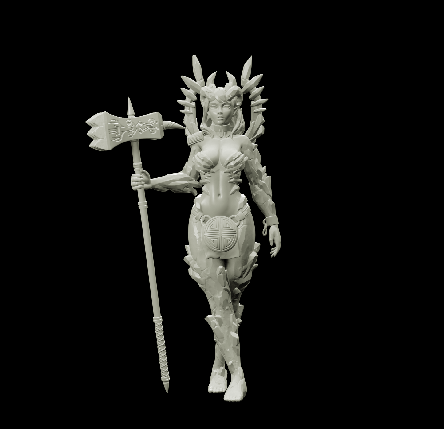 3D Printed Bestiary Vol. 4 Nafarrate - Laufrey Cambion Fiend 32mm Ragnarok D&D