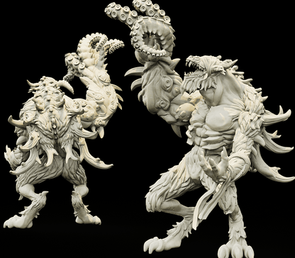 3D Printed Bestiary Vol. 4 Nafarrate - Pon'uglrit Bugbear 32mm Ragnarok D&D