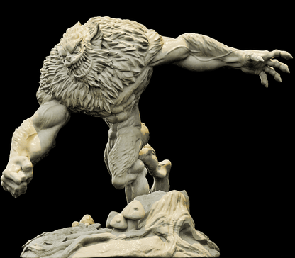3D Printed Bestiary Vol. 4 Nafarrate - Quathar Fiend 32mm Ragnarok D&D