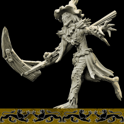 3D Printed Bestiary Vol. 4 Nafarrate - Scarecrow Construct 32mm Ragnarok D&D