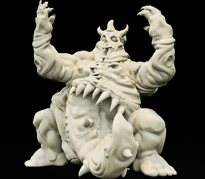 3D Printed Bestiary Vol. 4 Nafarrate - Undead Froghemoth 32mm Ragnarok D&D