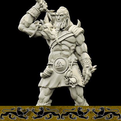 3D Printed Bestiary Vol. 4 Nafarrate - Ymir Undead Giant 32mm Ragnarok D&D