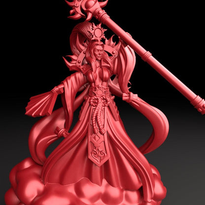 3D Printed Bestiary Vol. 5 Nafarrate - Amaterasu 32mm Ragnarok D&D