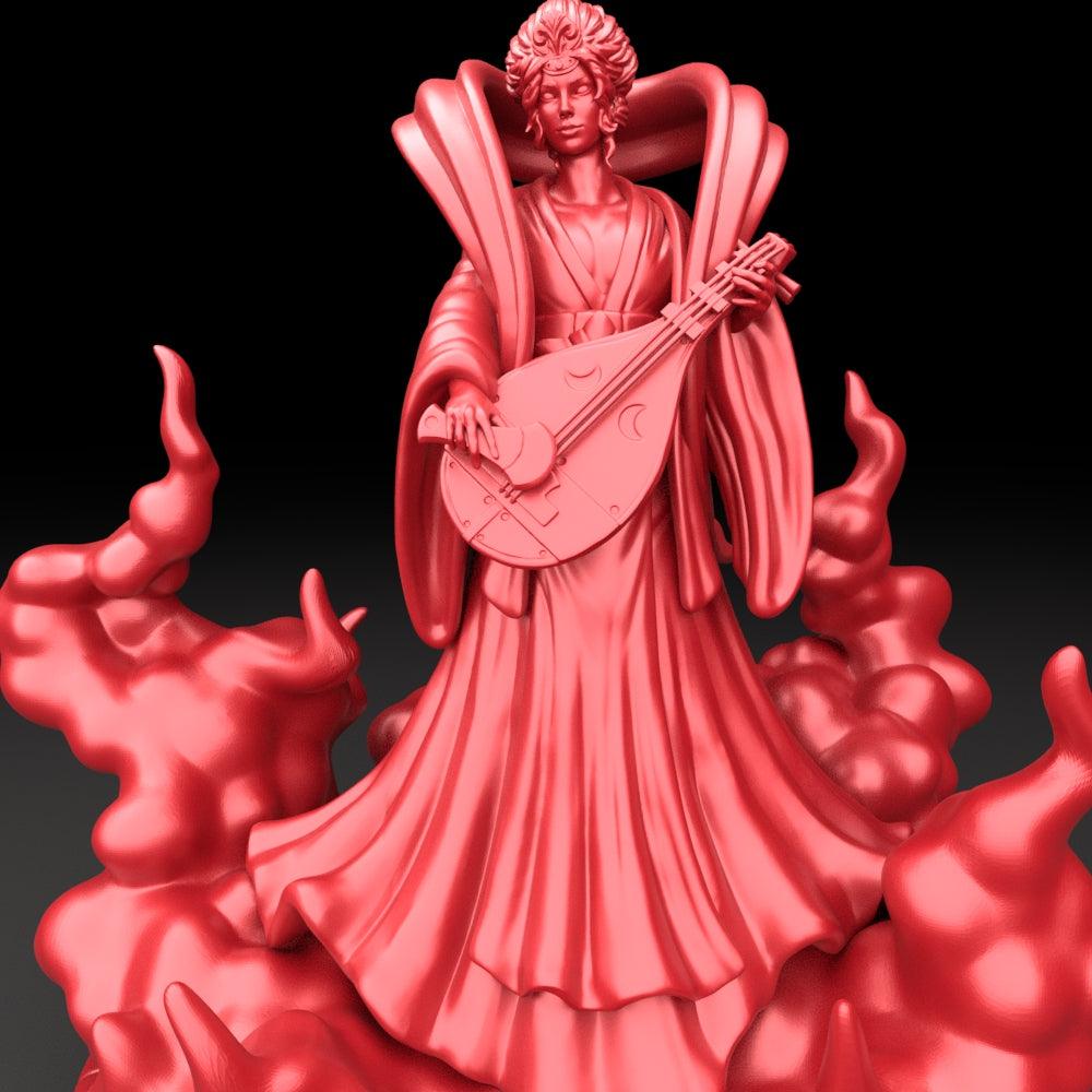 3D Printed Bestiary Vol. 5 Nafarrate - Benzaiten 32mm Ragnarok D&D