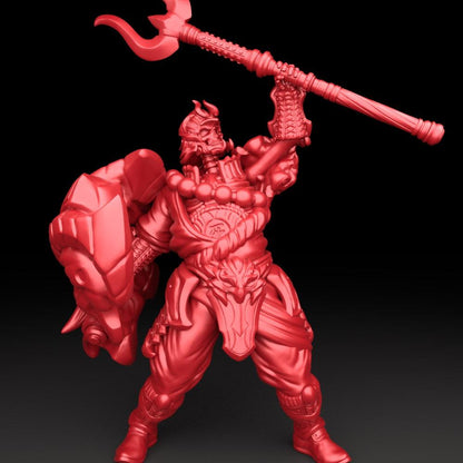 3D Printed Bestiary Vol. 5 Nafarrate - Bone Defender 32mm Ragnarok D&D