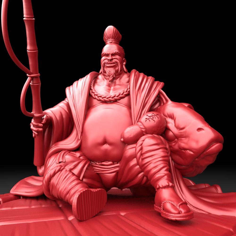 3D Printed Bestiary Vol. 5 Nafarrate Ebisu - 32mm Ragnarok D&D