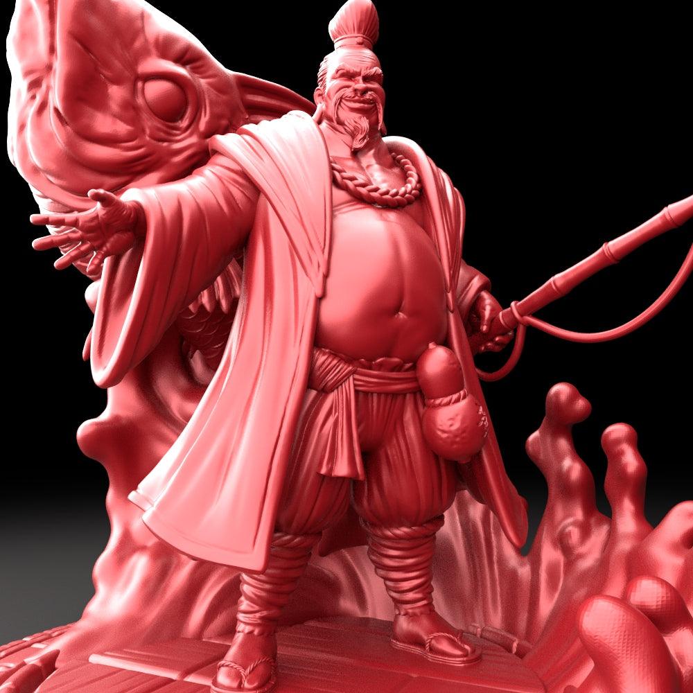 3D Printed Bestiary Vol. 5 Nafarrate Ebisu - 32mm Ragnarok D&D