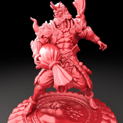 3D Printed Bestiary Vol. 5 Nafarrate Fujin - 32mm Ragnarok D&D