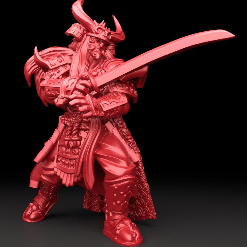3D Printed Bestiary Vol. 5 Nafarrate Hachiman - 32mm Ragnarok D&D