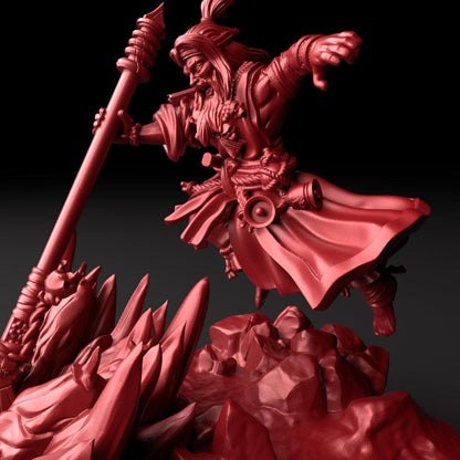 3D Printed Bestiary Vol. 5 Nafarrate Izanagi - 32mm Ragnarok D&D